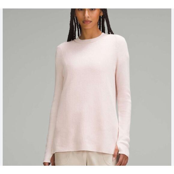 Lululemon Take It All In Sweater - Strawberry Milkshake Women's Size S - Picture 1 of 4